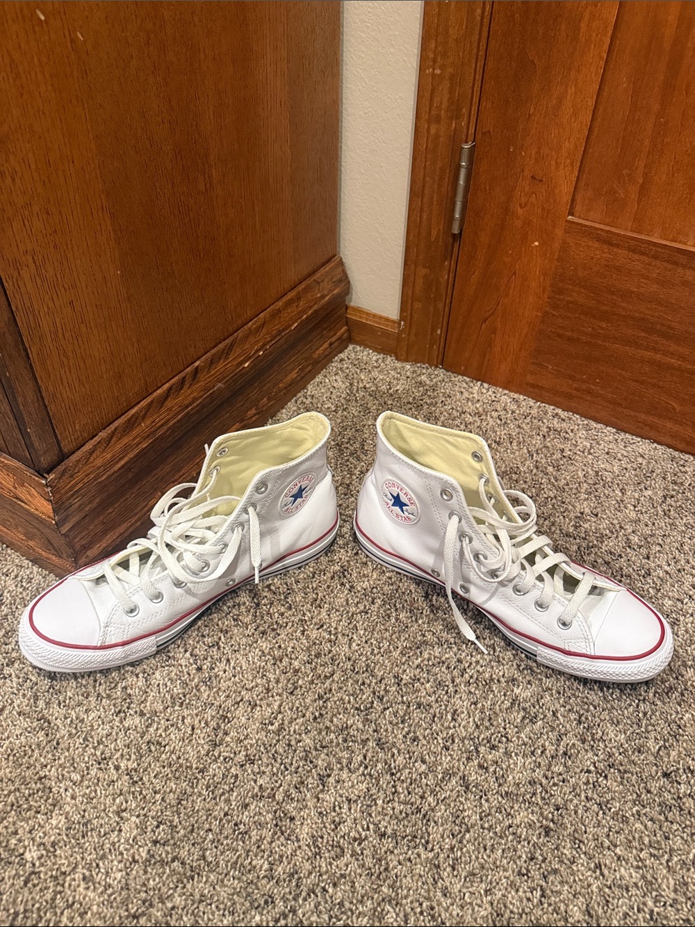 Leather high top Converse Men’s 9 - Picture 4 of 5